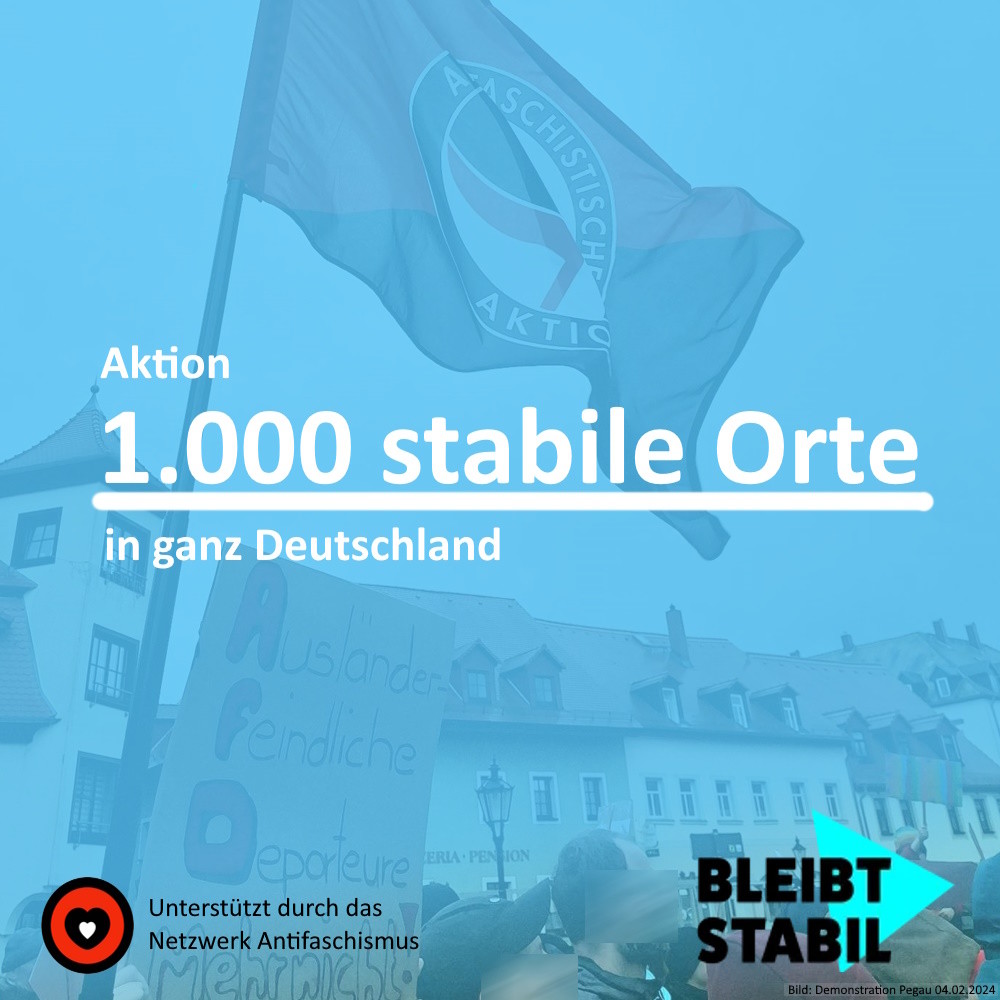 Aktion „1000 stabile Orte“ in ganz Deutschland